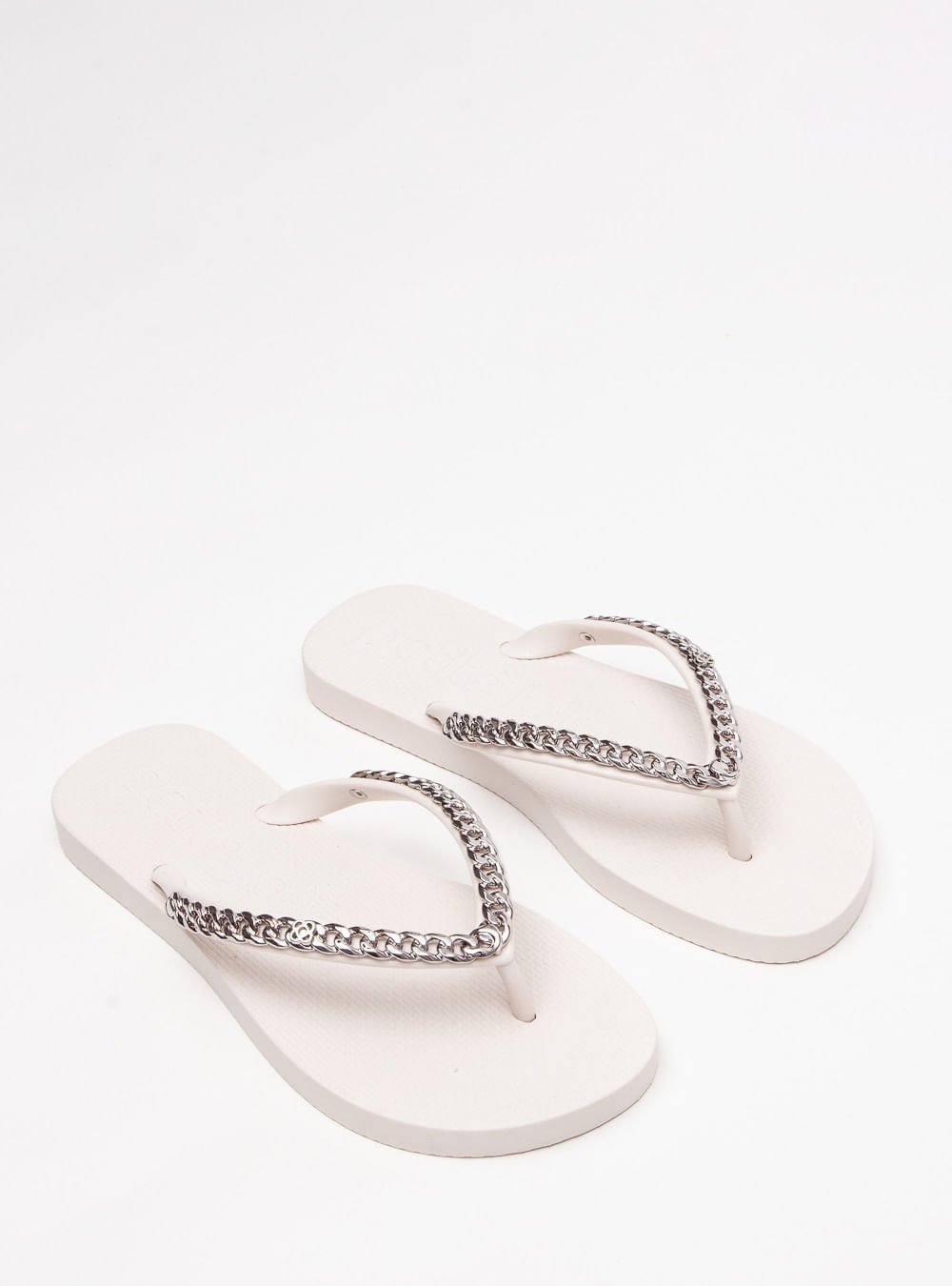 Chinelo Petite Jolie Fresh White/Níquel PJ7122 Branco 2