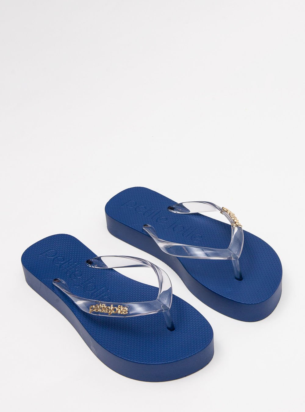 Chinelo Petite Jolie Fresh Up Translúcido/Dark Blue PJ7321 Translúcido/Dark Blue 2