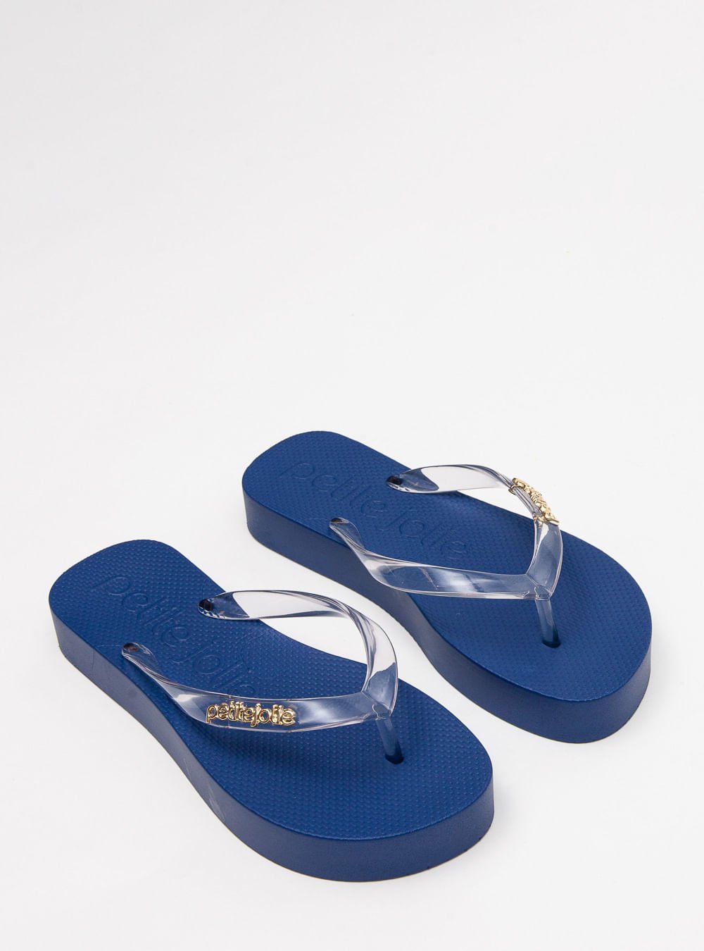 Chinelo Petite Jolie Fresh Up Translúcido/Dark Blue PJ7321 Translúcido/Dark Blue 2