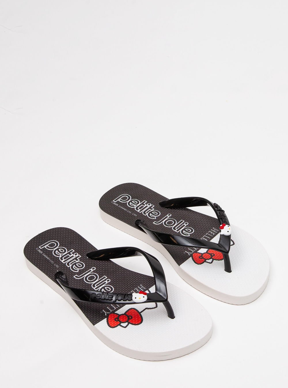 Chinelo Petite Jolie Fresh Preto/Hello Kitty 10 PJ7206HK Preto/Branco 2