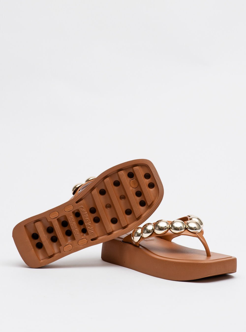 Chinelo Petite Jolie Hit Doce De Leite PJ7139 Doce de Leite 5