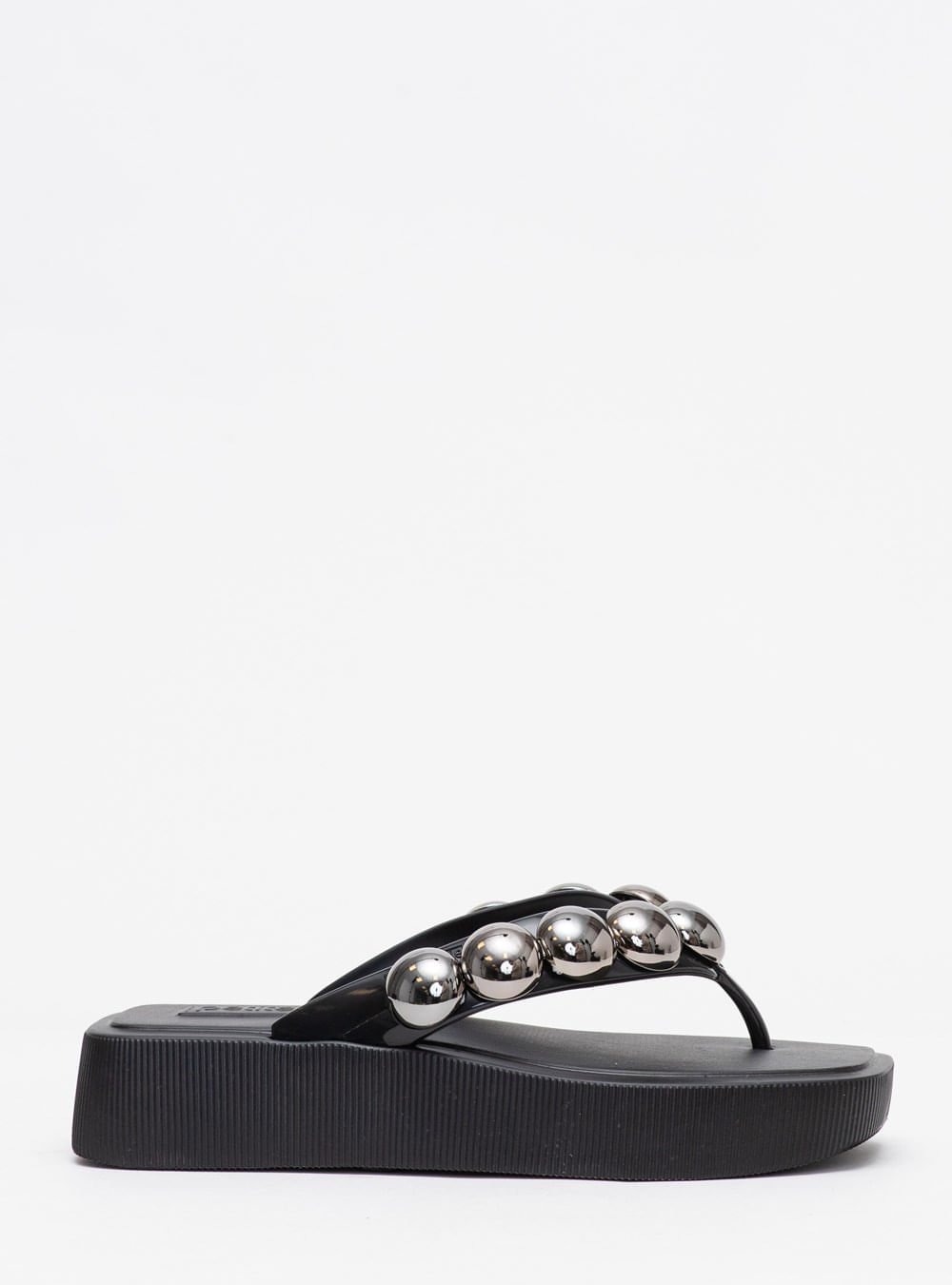 Chinelo Petite Jolie Hit Preto/Grafite PJ7139