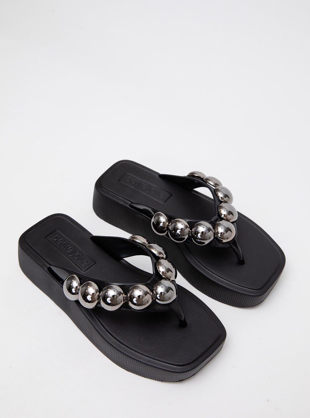 Chinelo Petite Jolie Hit Preto/Grafite PJ7139 Preto 2