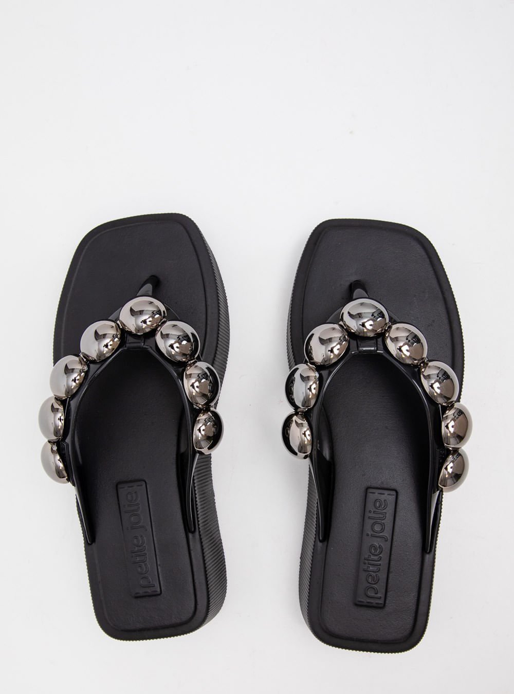 Chinelo Petite Jolie Hit Preto/Grafite PJ7139 Preto 3