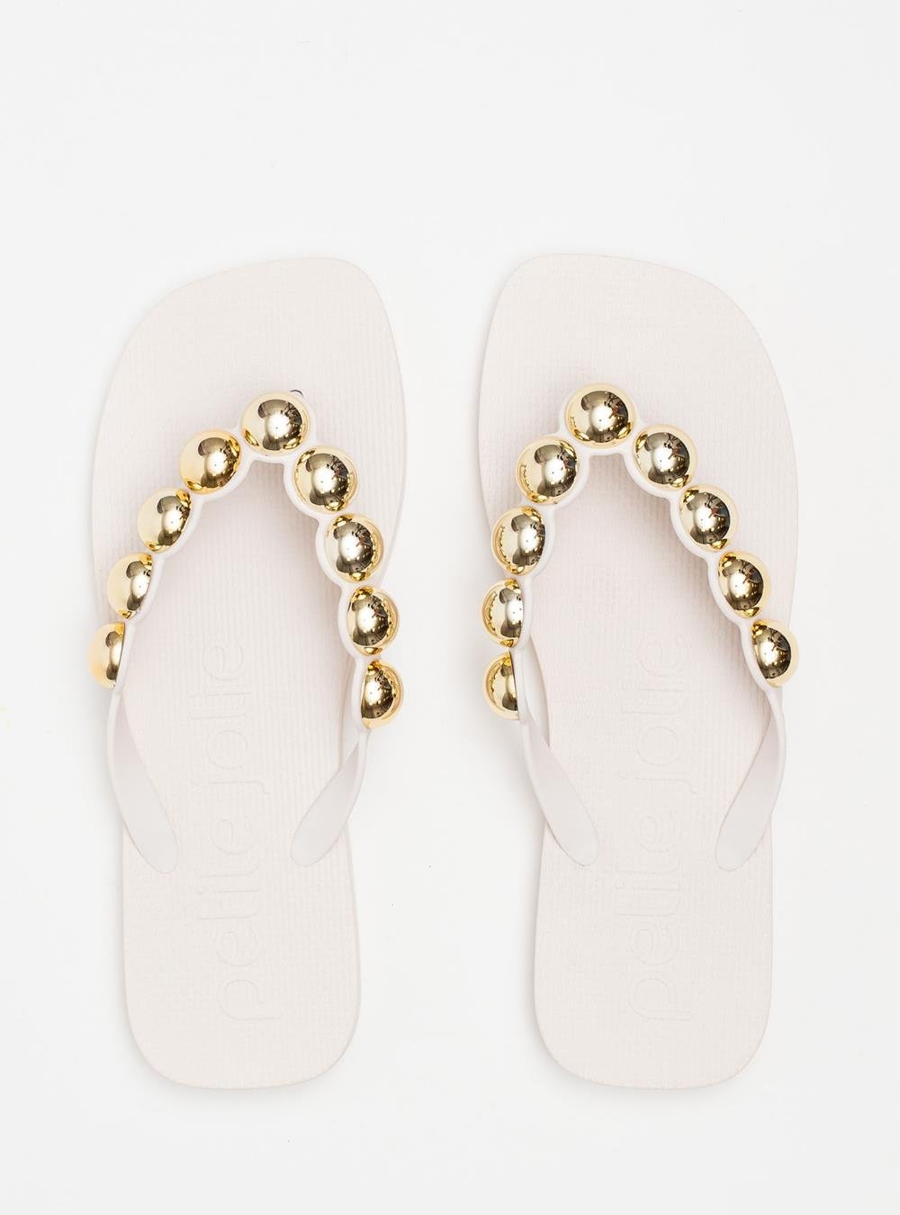 Chinelo Petite Jolie Refresh Bold White PJ7631