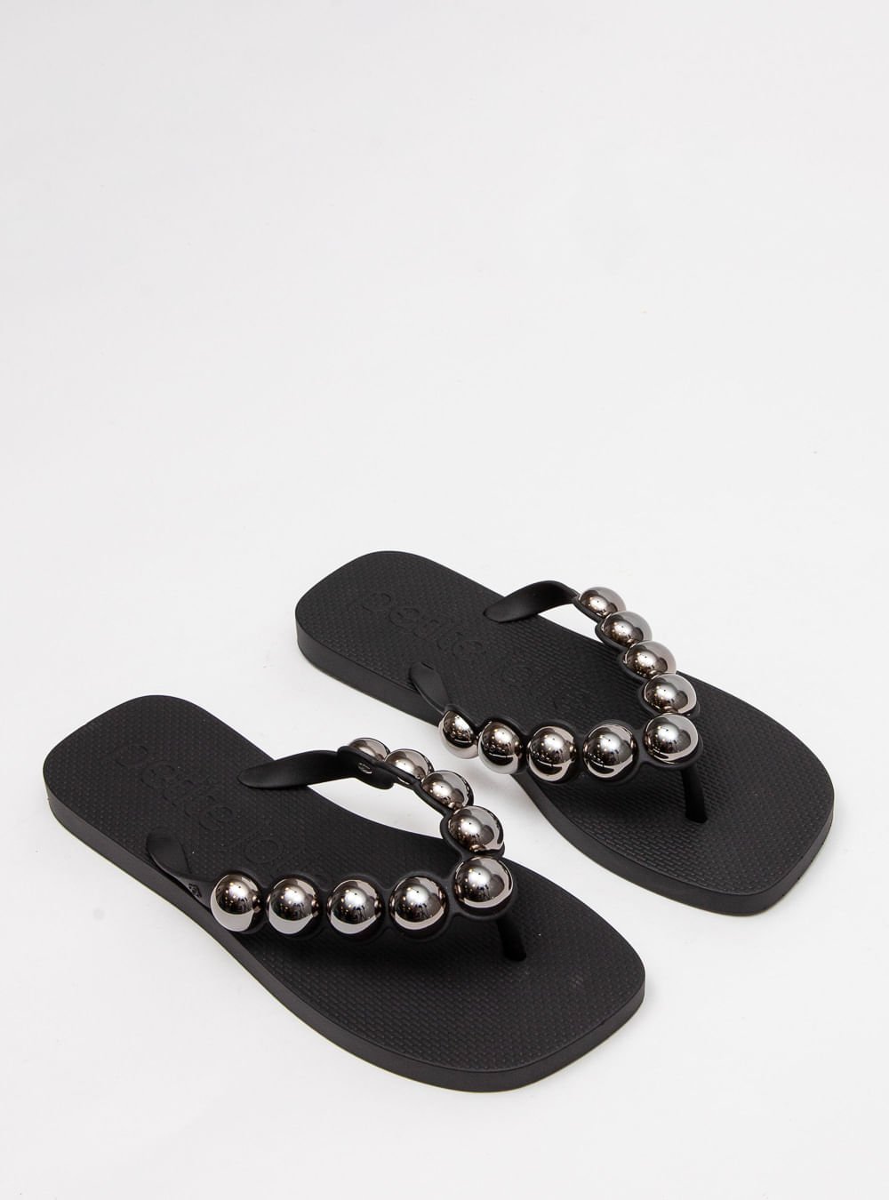 Chinelo Petite Jolie Refresh Bold Preto PJ7631 Preto 2