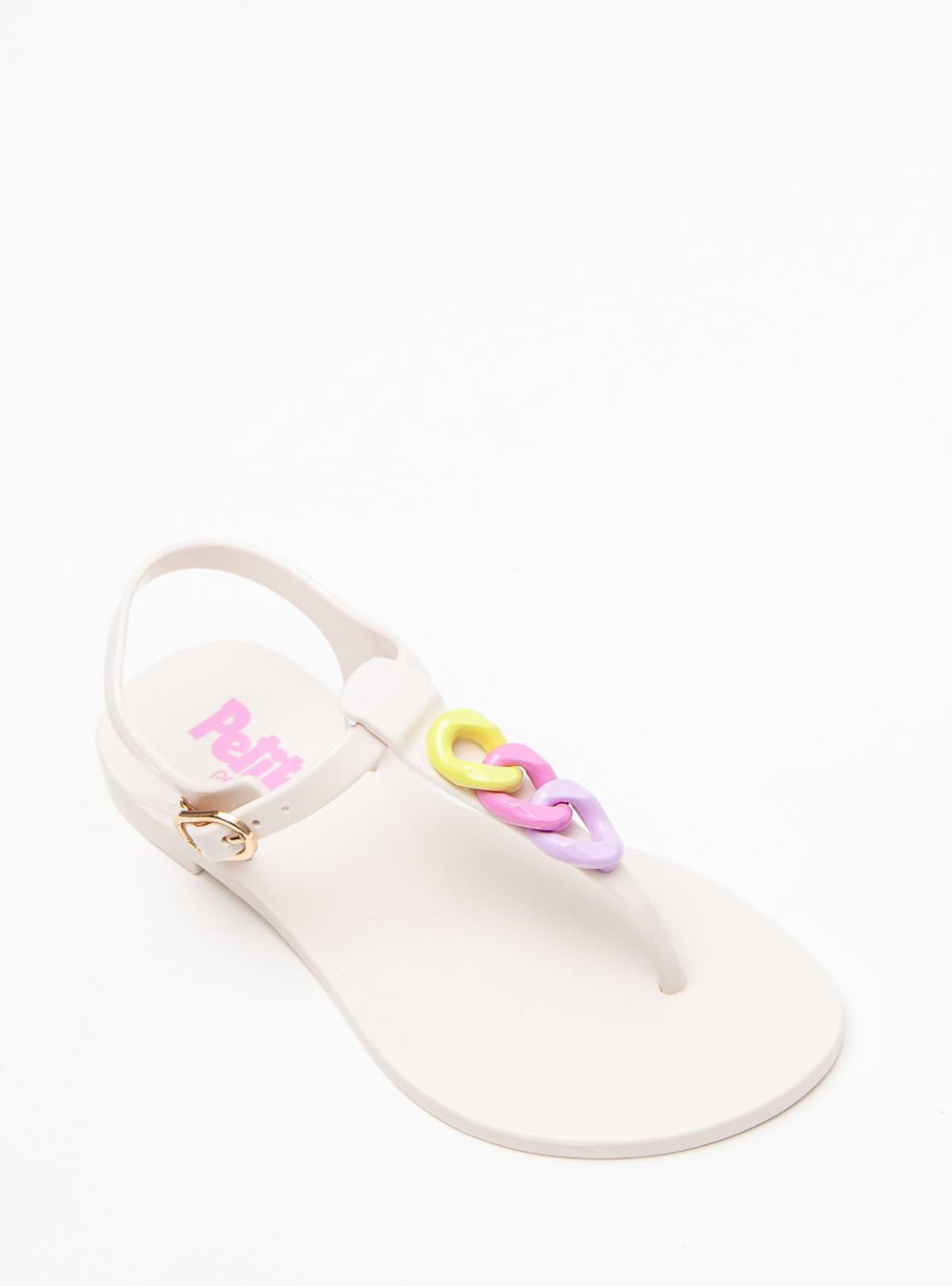 Sandália Petite Jolie Noah In White PJ7620IN Branco 2