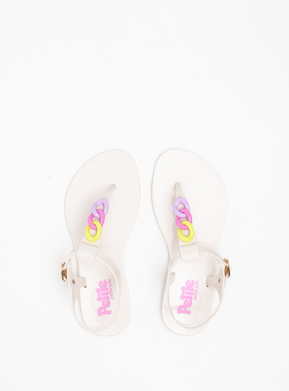 Sandália Petite Jolie Noah In White PJ7620IN Branco 3