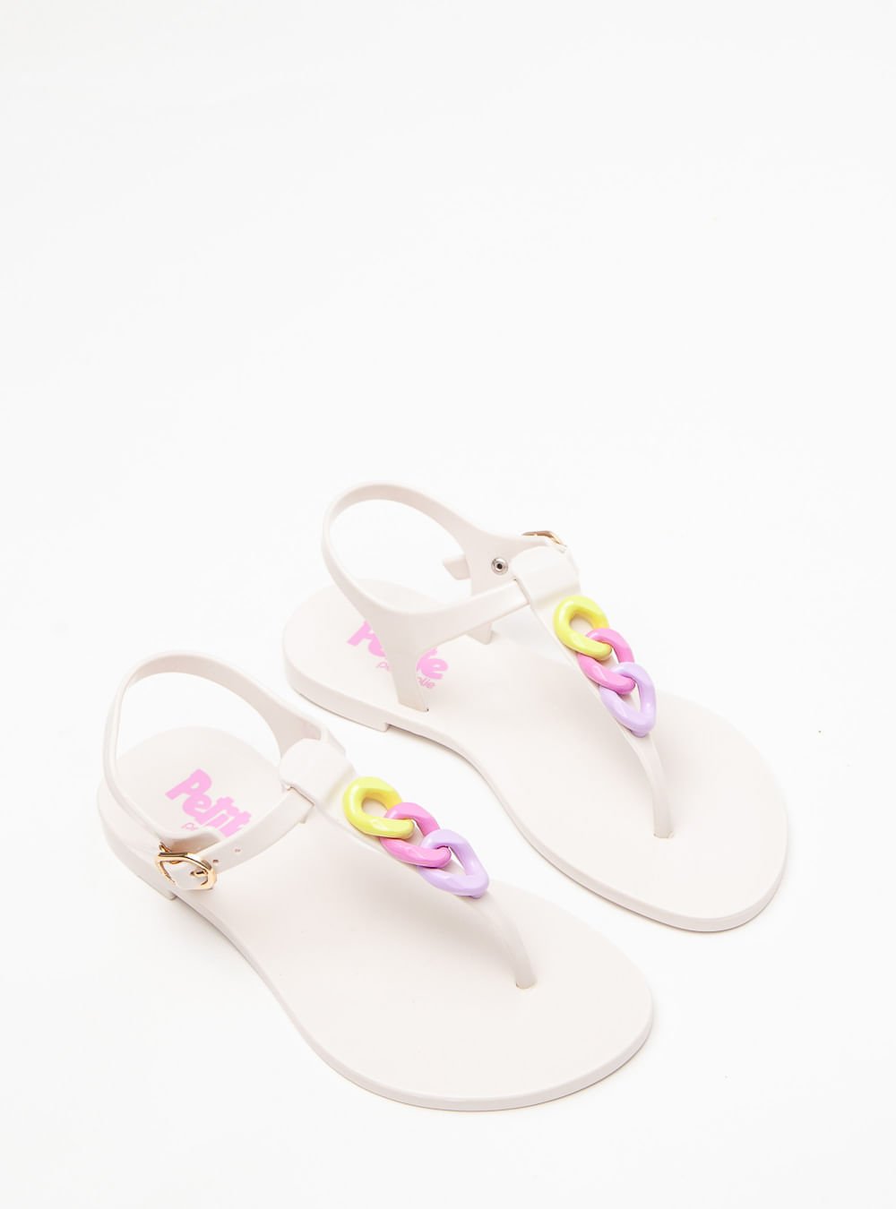 Sandália Petite Jolie Noah In White PJ7620IN Branco 4