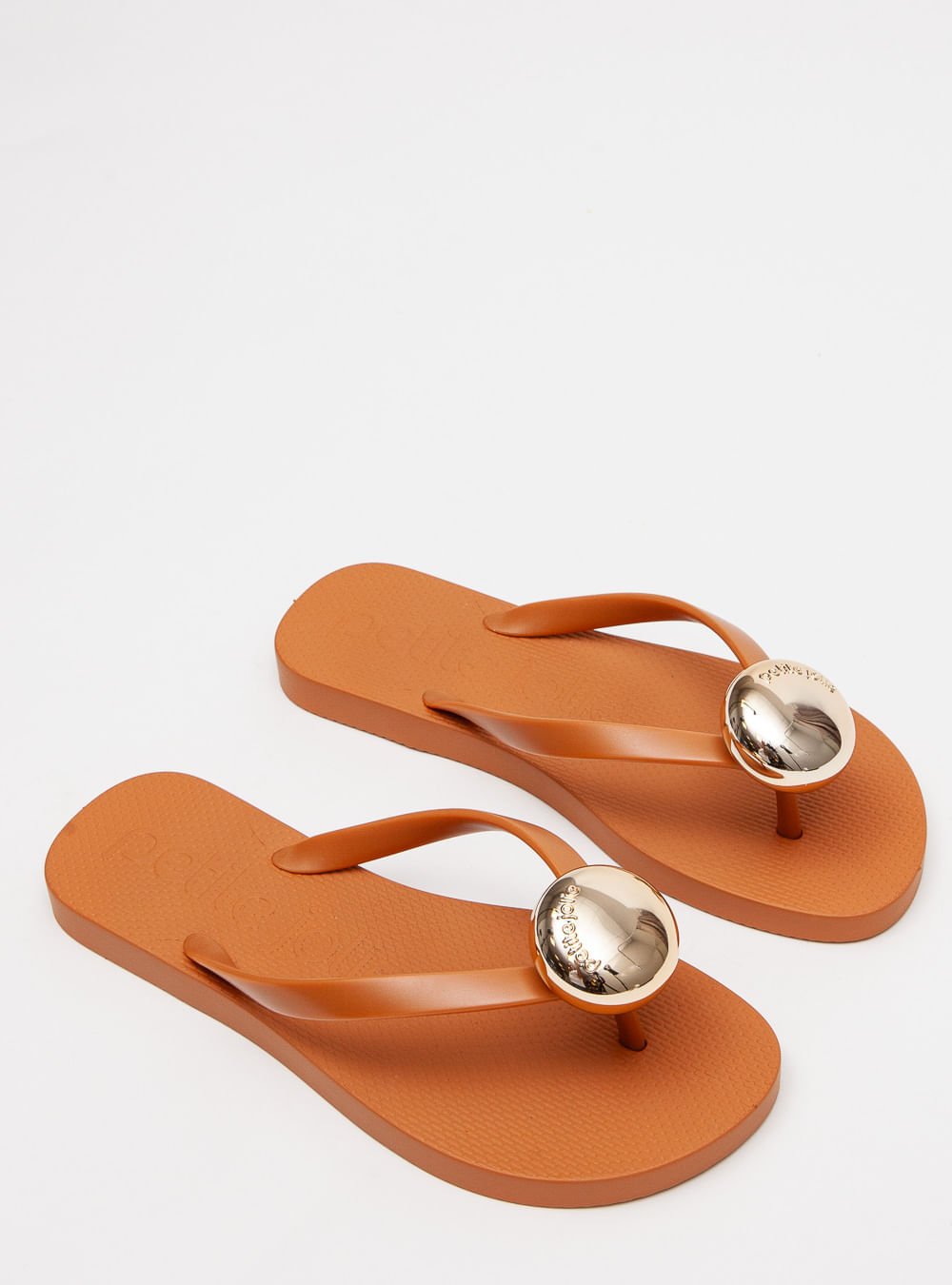 Chinelo Petite Jolie Fresh Doce De Leite PJ7637 Bege 2
