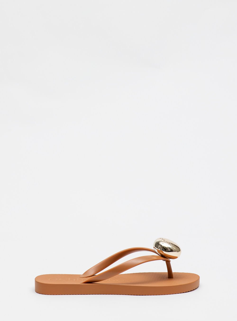 Chinelo Petite Jolie Fresh Doce De Leite PJ7637 Bege 3