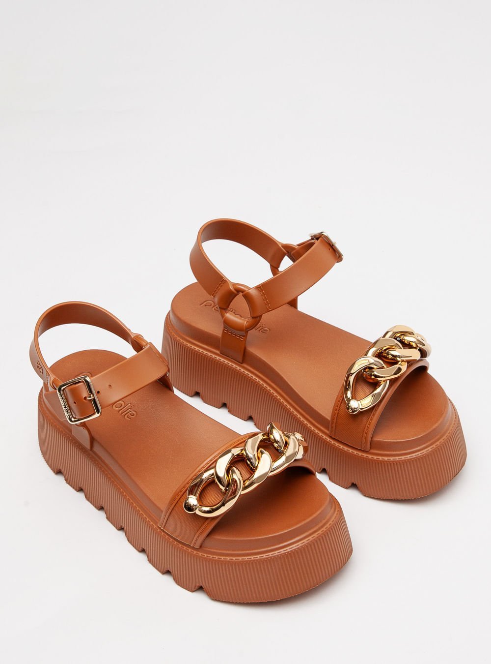Sandália Petite Jolie Wish Doce De Leite PJ7583 Marrom 2