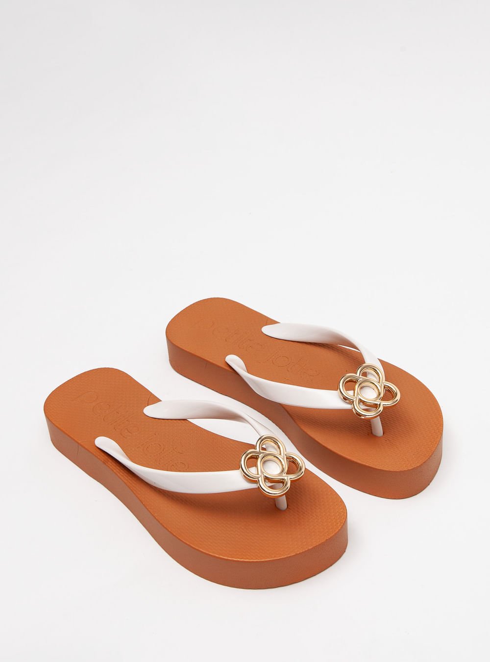 Chinelo Petite Jolie Fresh Up Doce De Leite PJ7634 Doce de Leite 2