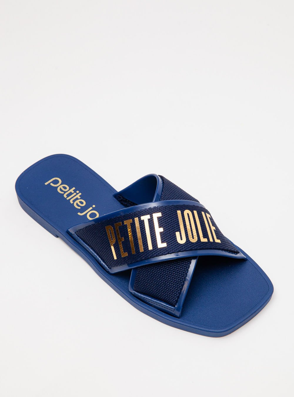 Chinelo Petite Jolie Vibe Dark Blue PJ7611 Azul 2