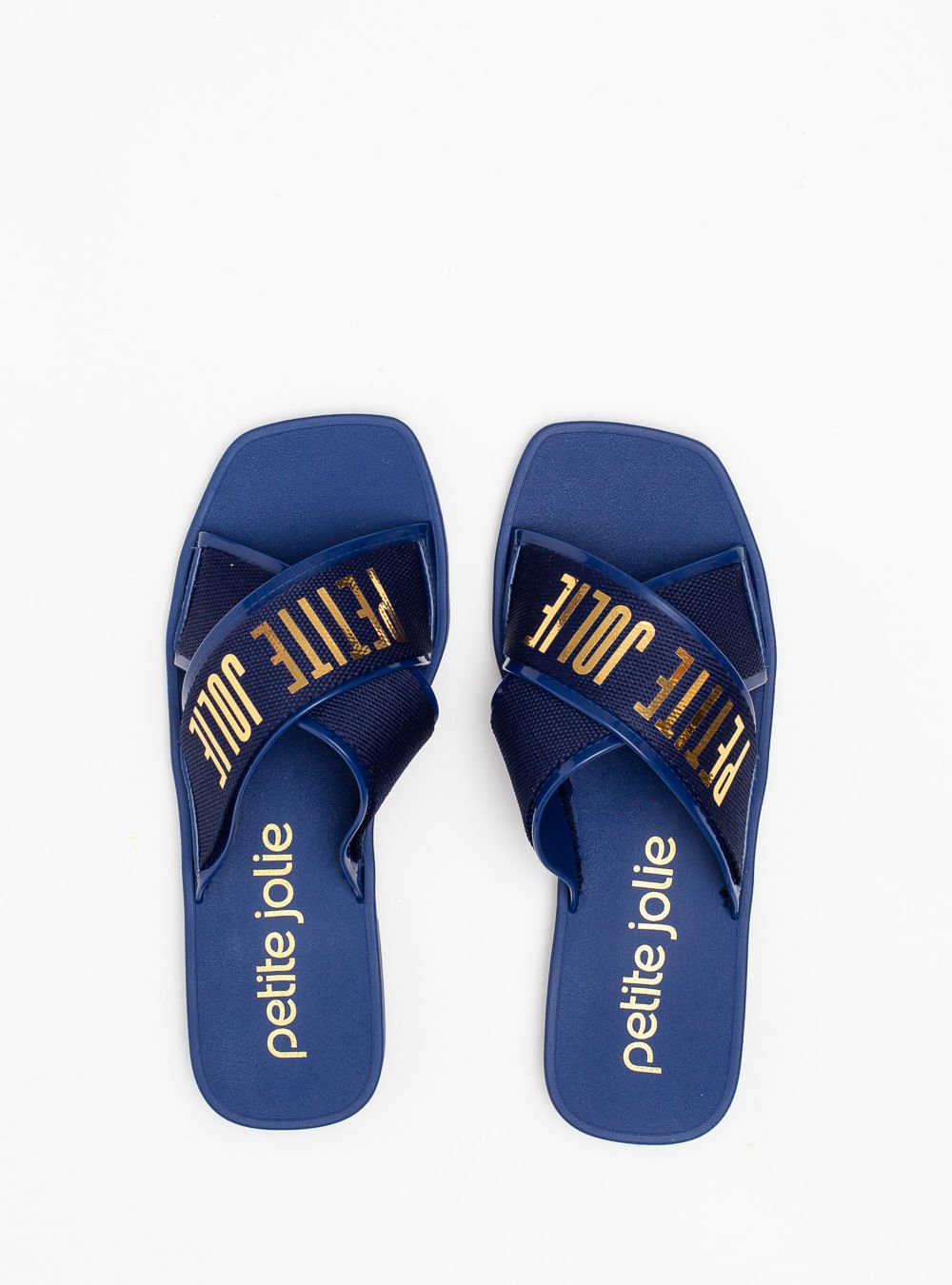 Chinelo Petite Jolie Vibe Dark Blue PJ7611 Azul 3