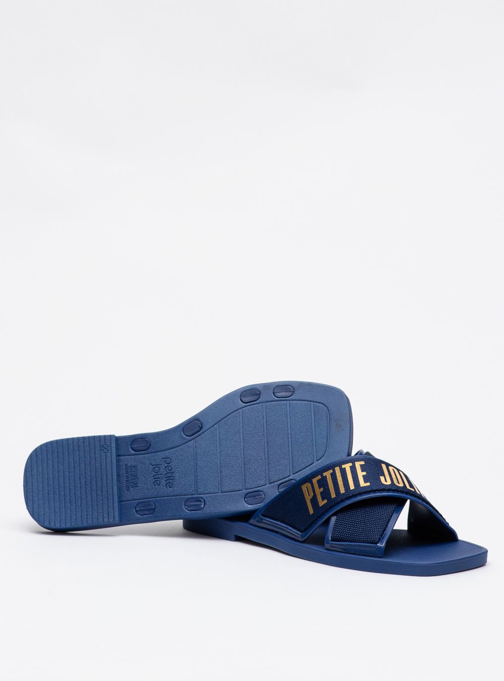 Chinelo Petite Jolie Vibe Dark Blue PJ7611 Azul 5