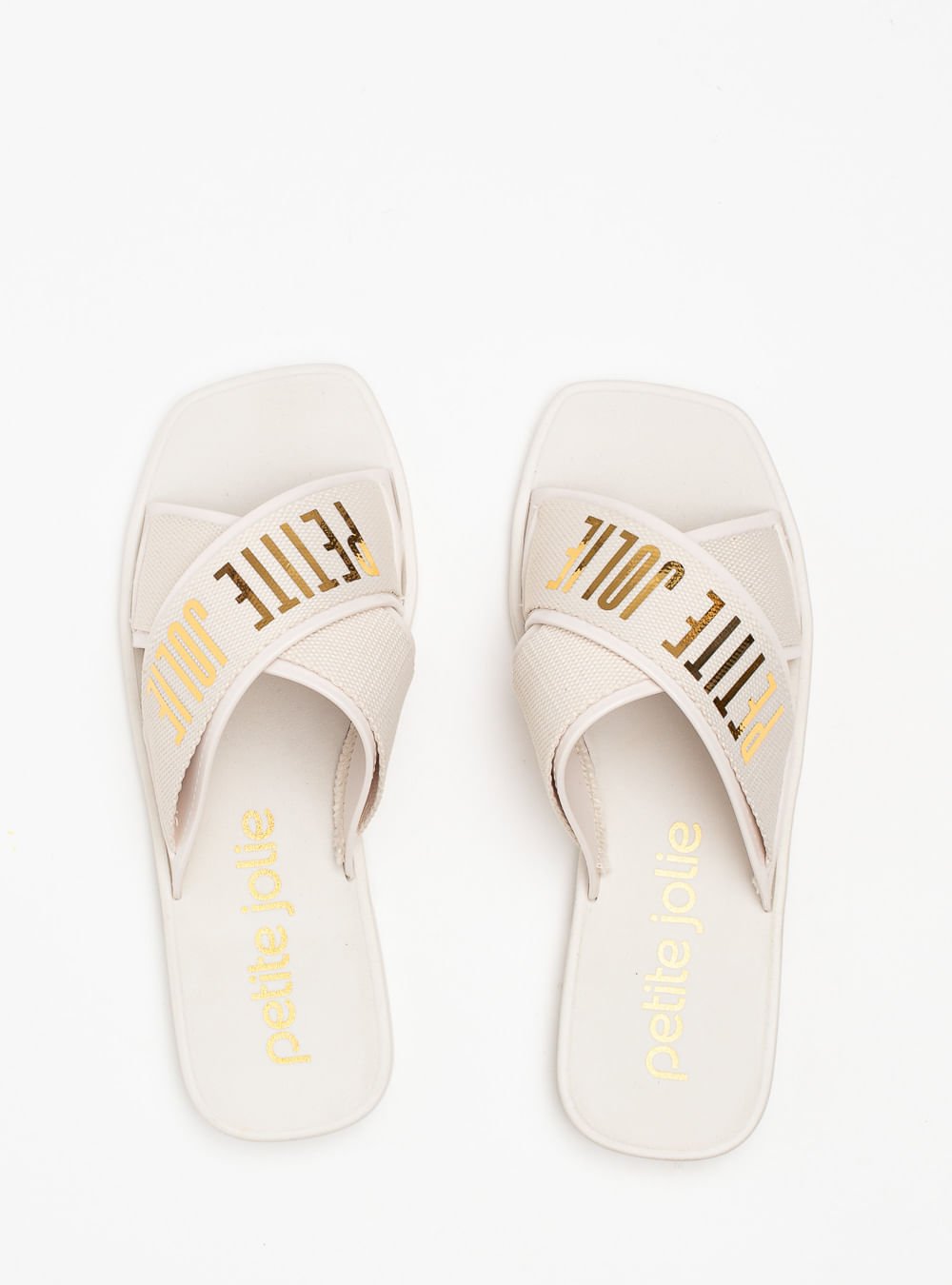 Chinelo Petite Jolie Vibe White PJ7611 Branco 3