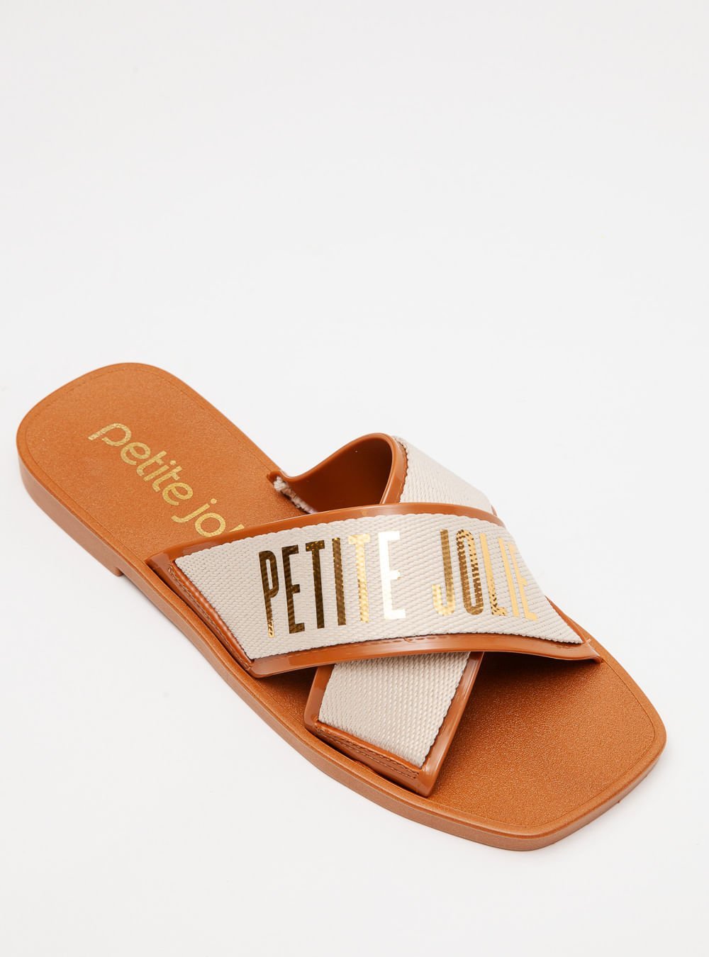 Chinelo Petite Jolie Vibe Doce De Leite PJ7611 Marrom 2