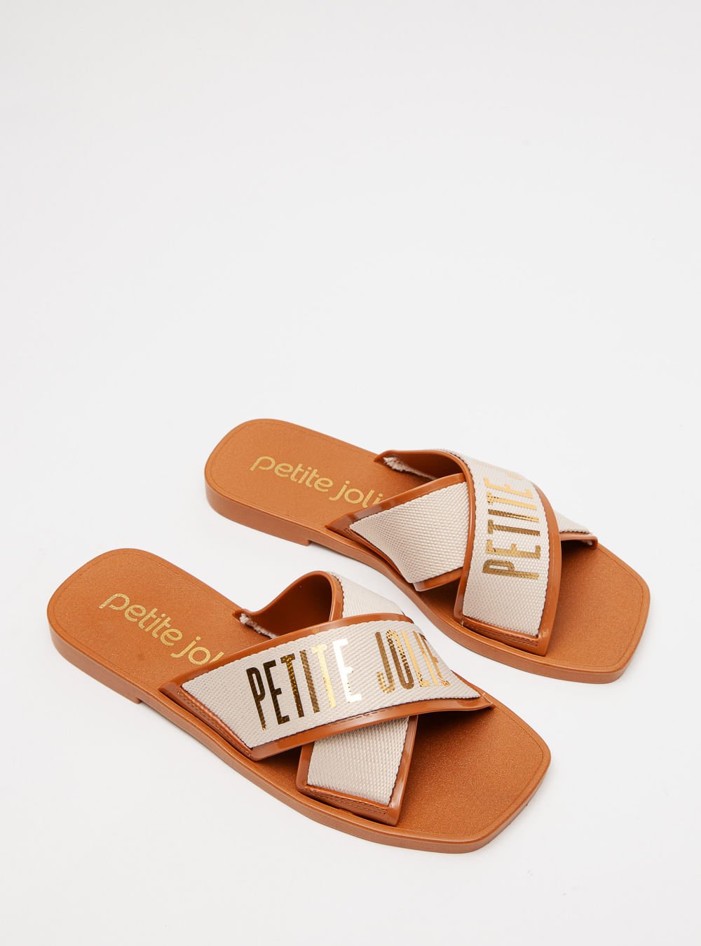 Chinelo Petite Jolie Vibe Doce De Leite PJ7611 Marrom 4