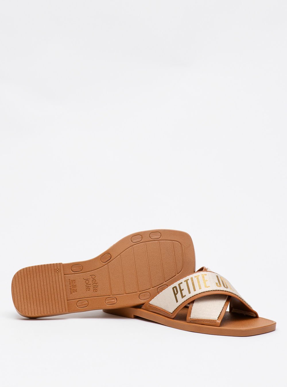 Chinelo Petite Jolie Vibe Doce De Leite PJ7611 Marrom 5