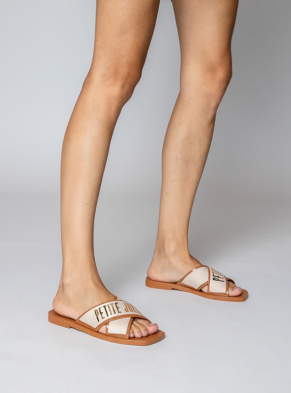 Chinelo Petite Jolie Vibe Doce De Leite PJ7611 Marrom 6