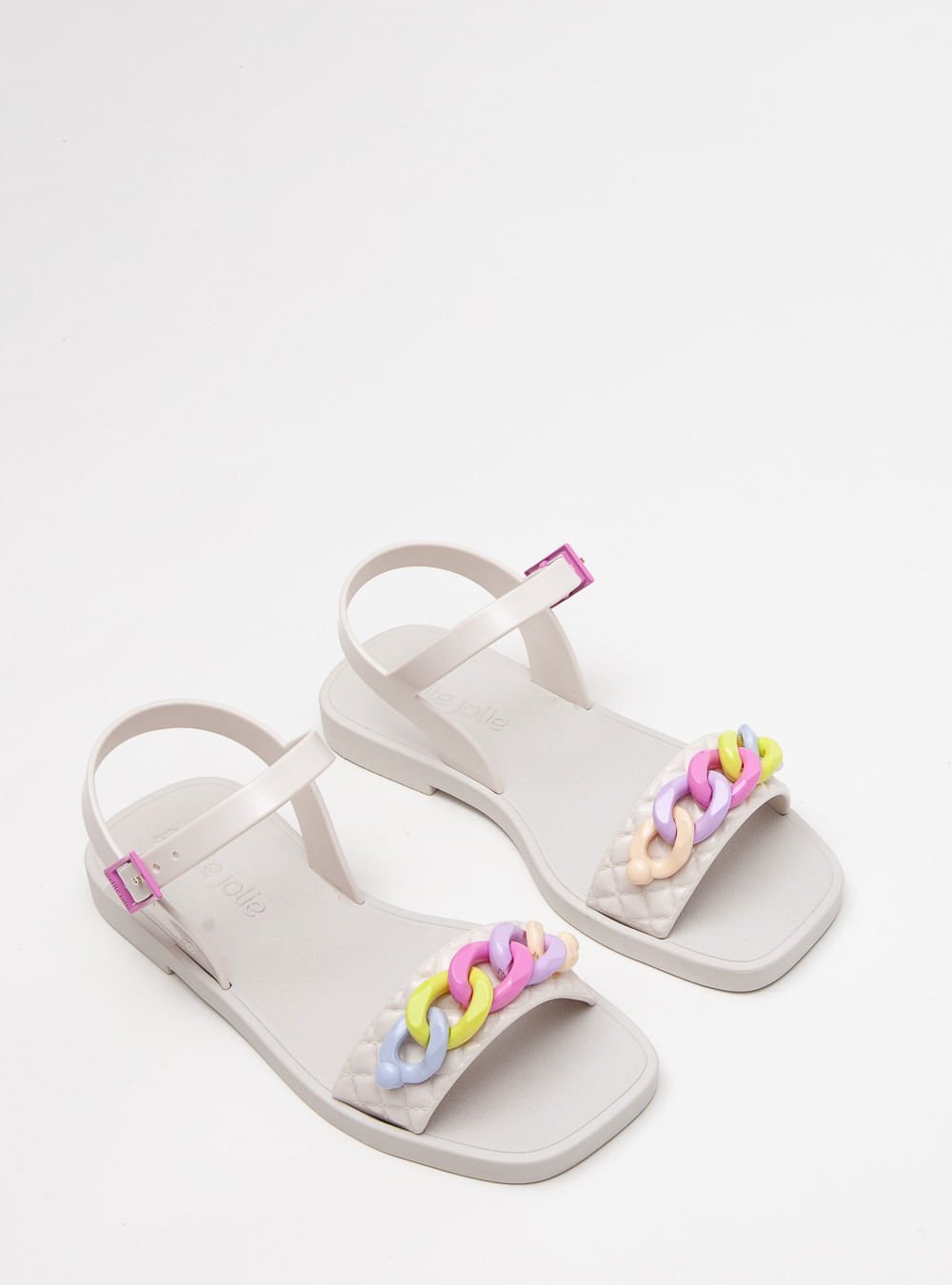 Sandália Infantil Petite Jolie Lolly In White PJ7619IN Branco 4