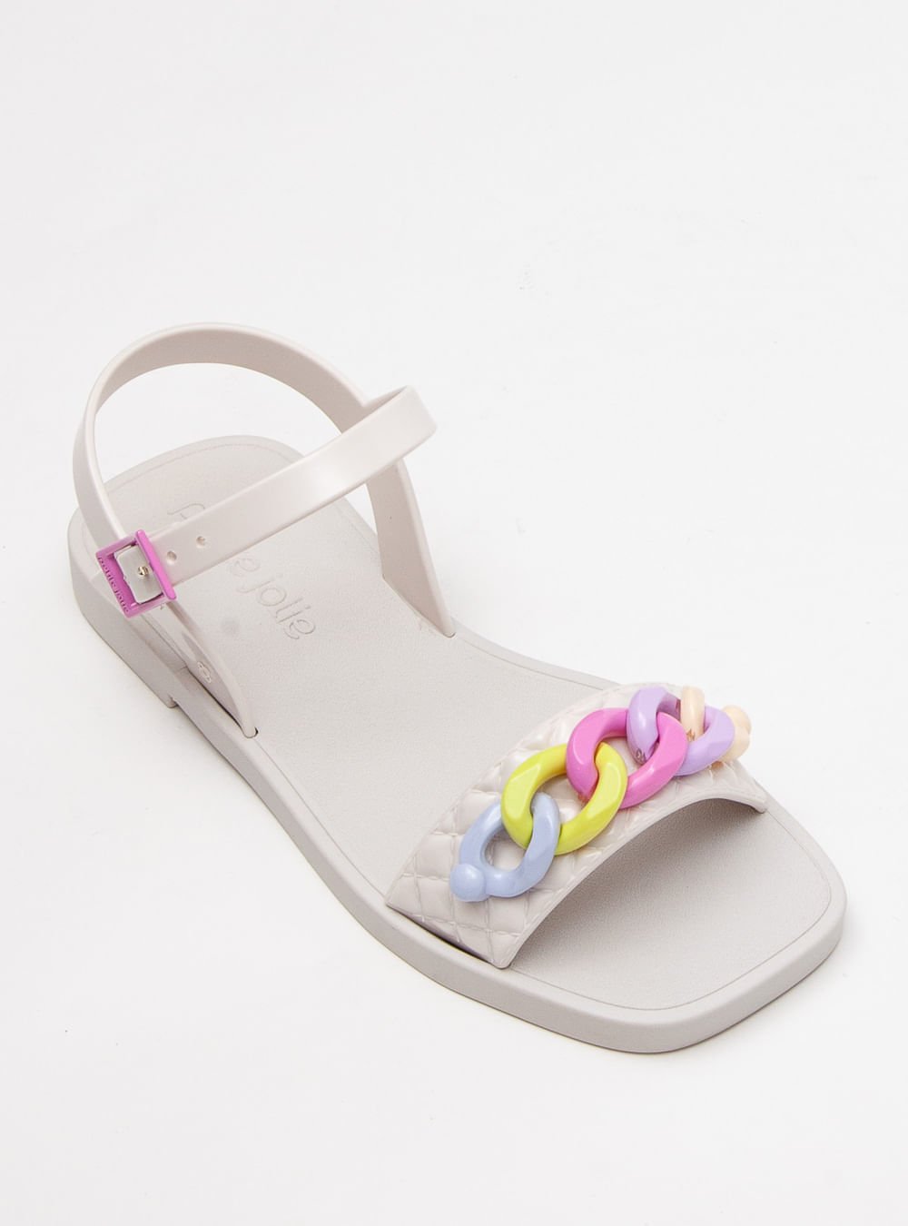 Sandália Infantil Petite Jolie Lolly In White PJ7619IN Branco 2