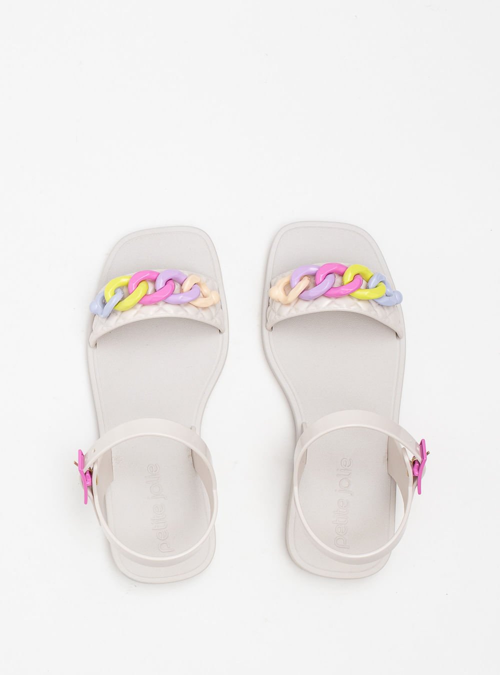 Sandália Infantil Petite Jolie Lolly In White PJ7619IN Branco 3