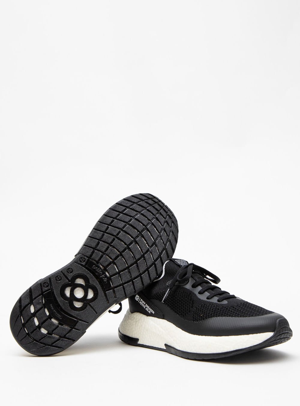 Tênis Petite Jolie Puff Sneaker Preto/Branco/Preto PJ7130II Preto 5