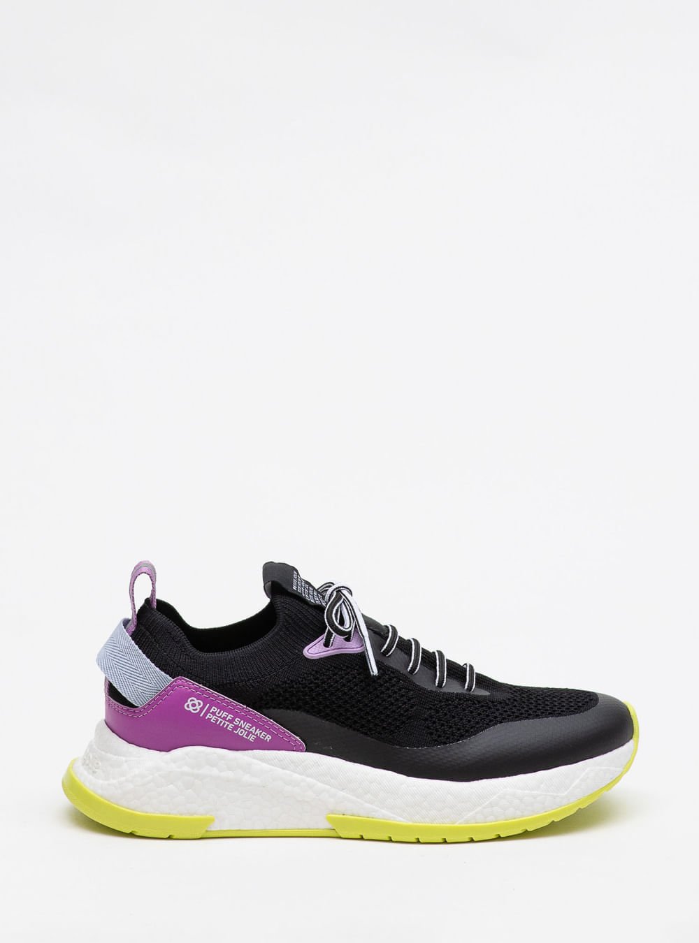 Tênis Petite Jolie Puff Sneaker Preto/Multi PJ7130II