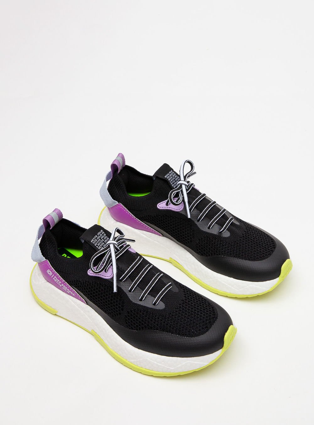 Tênis Petite Jolie Puff Sneaker Preto/Multi PJ7130II Preto 2