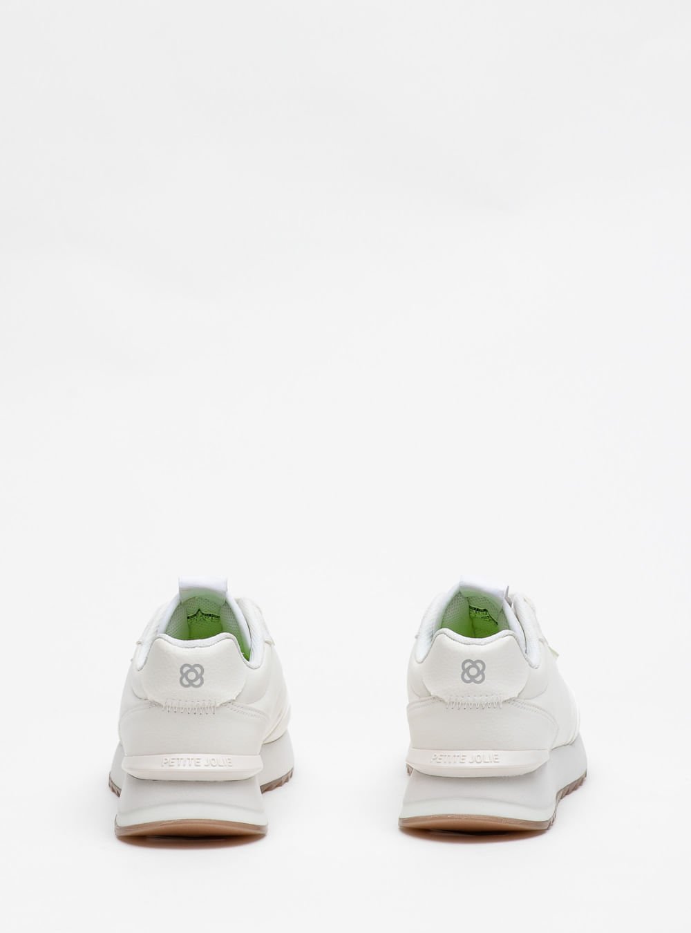 Tênis Petite Jolie Retro Running White PJ7541 Branco 4