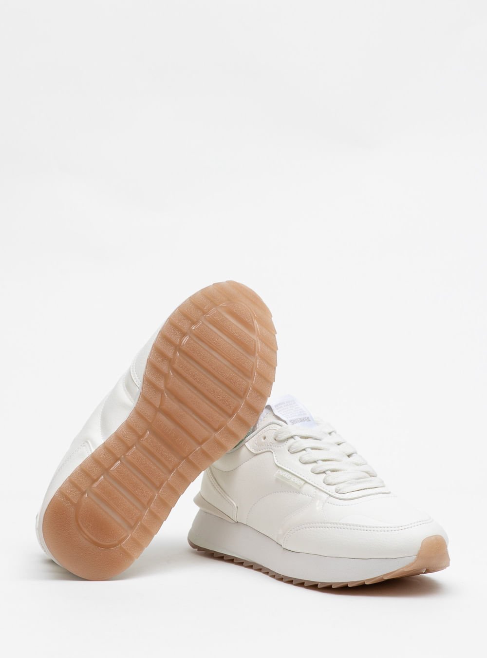 Tênis Petite Jolie Retro Running White PJ7541 Branco 5