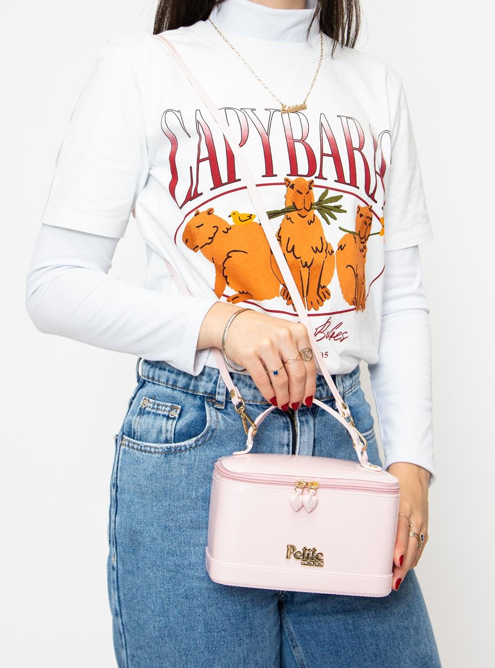 Bolsa Infantil Petite Jolie Missy In Pink Gelato PJ11268IN Rosa 6