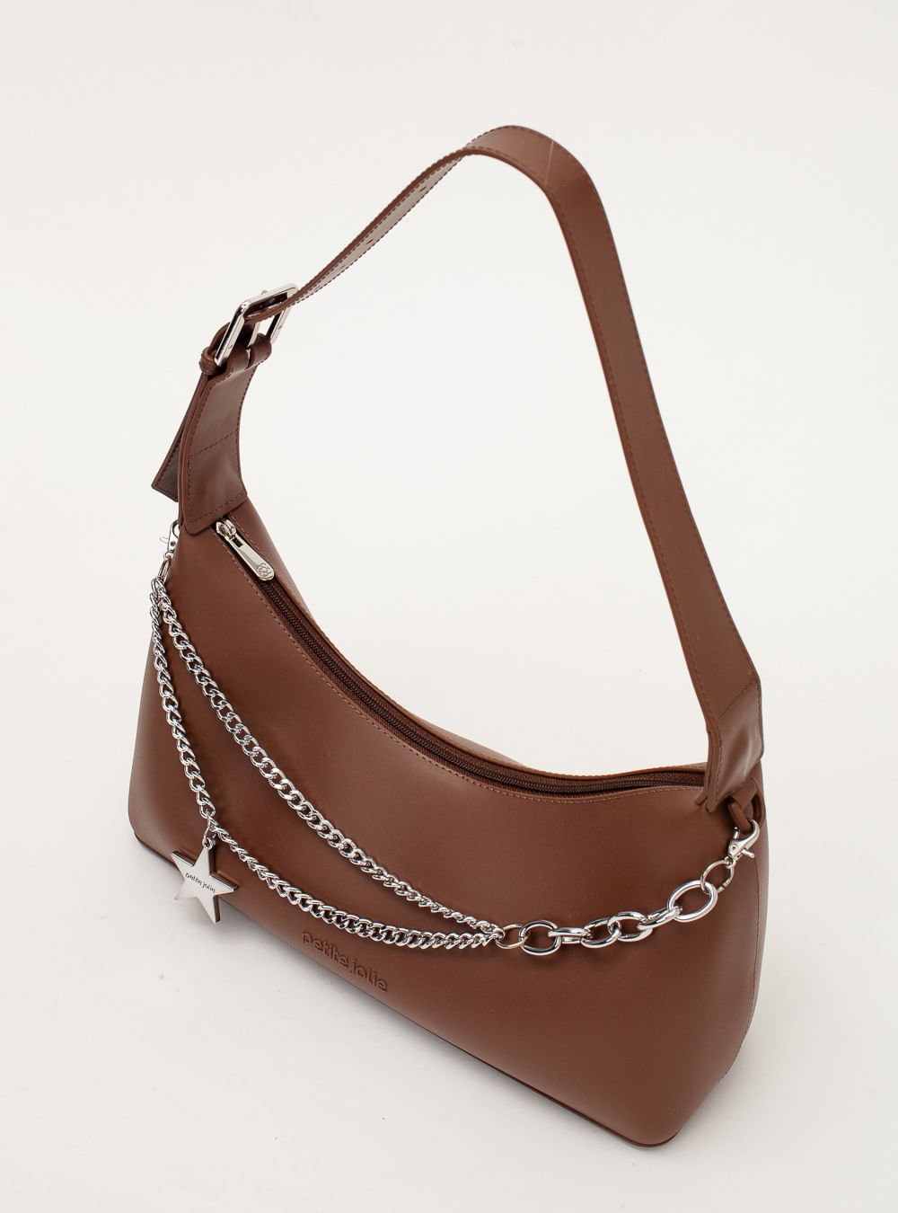 Bolsa Petite Jolie Thayla Chocolate PJ11282 Marrom 2