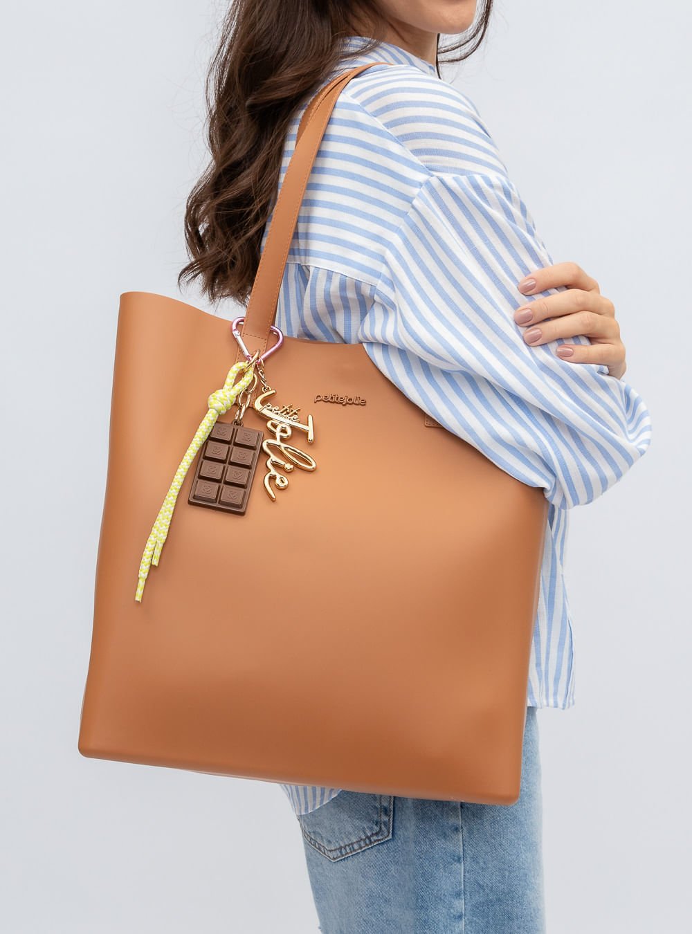 Bolsa Petite Jolie Amalfi Doce De Leite PJ11321 Marrom 5