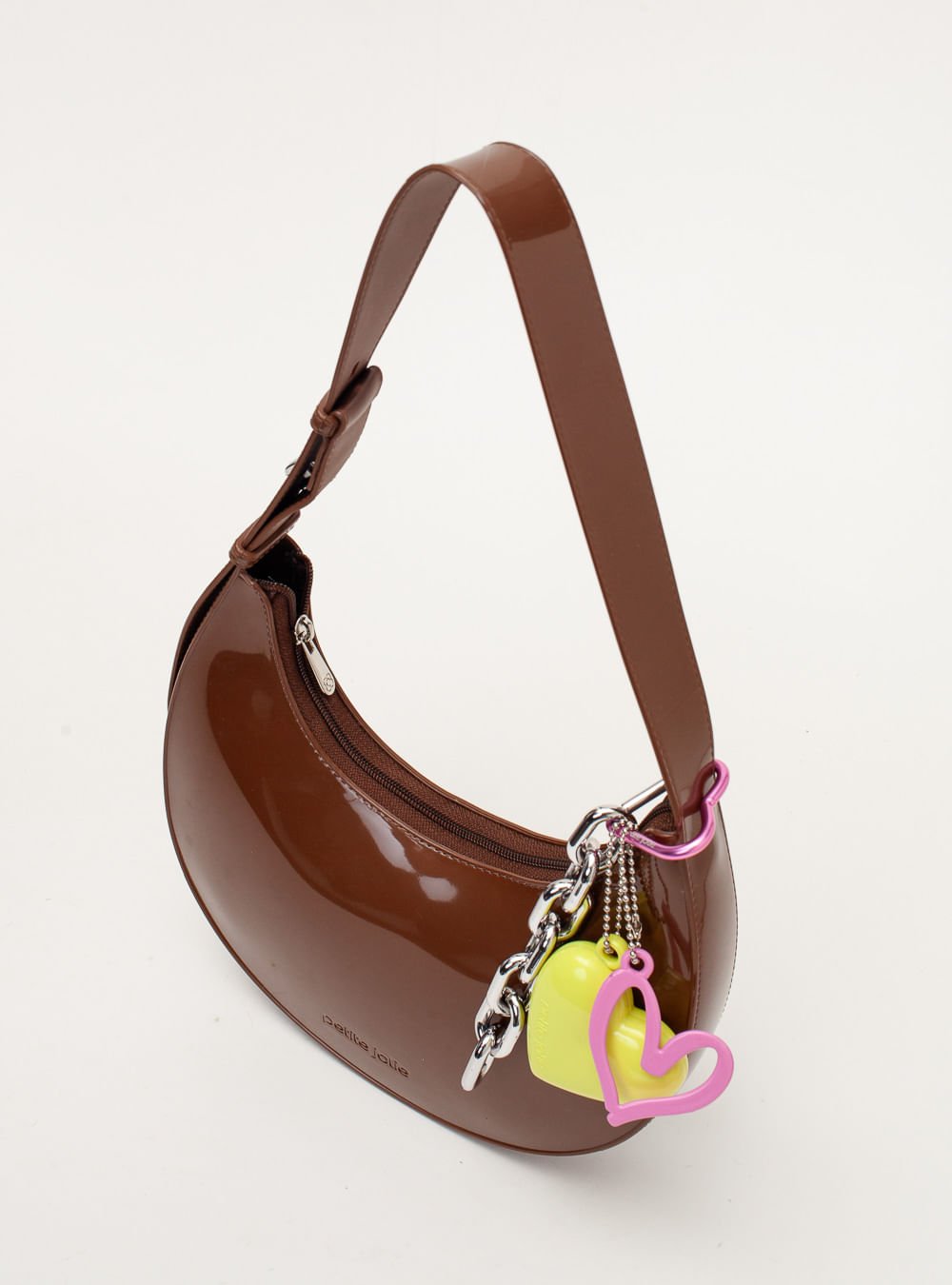 Bolsa Petite Jolie Moon Chocolate PJ11327 Marrom 2