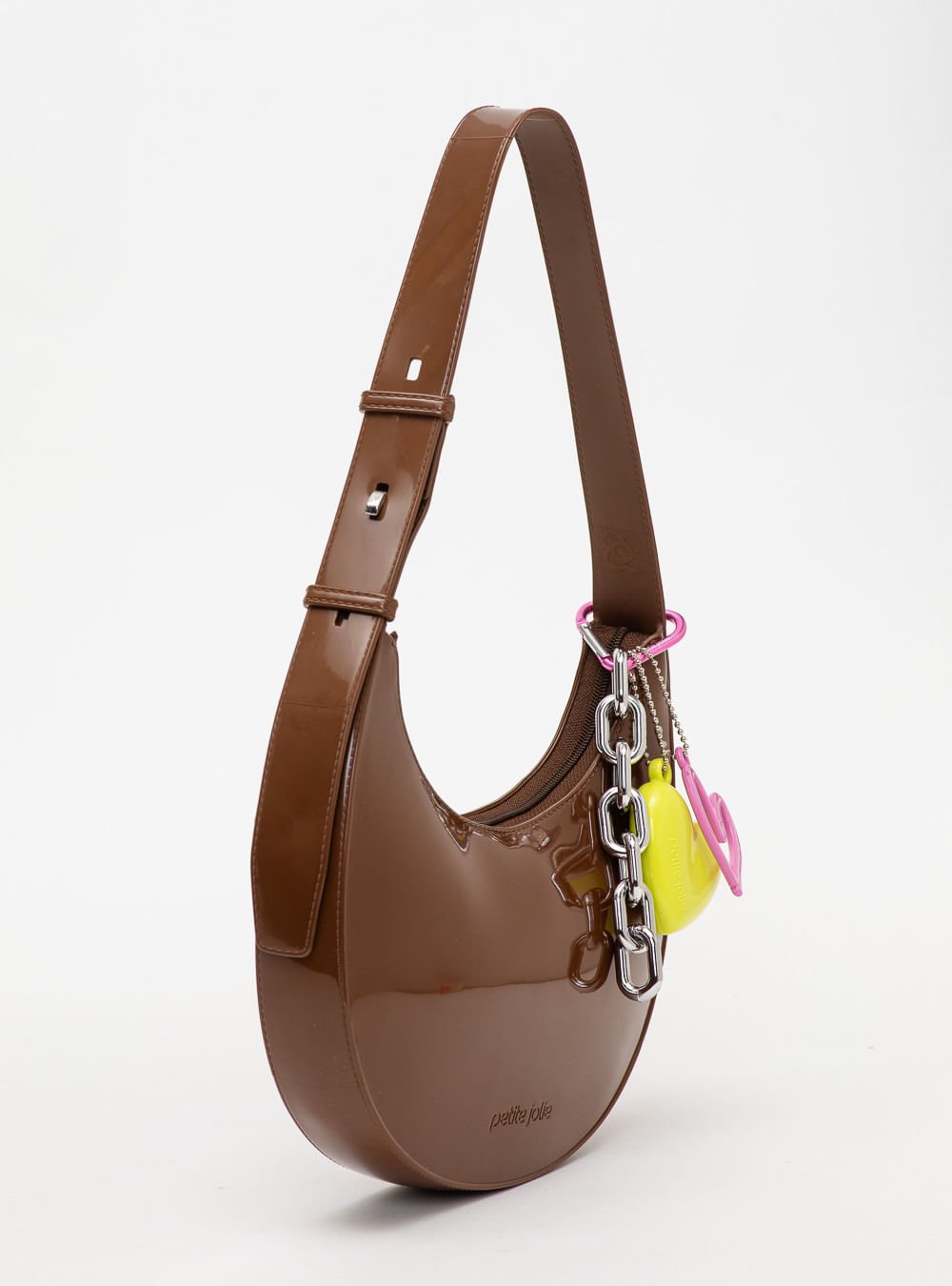 Bolsa Petite Jolie Moon Chocolate PJ11327 Marrom 3