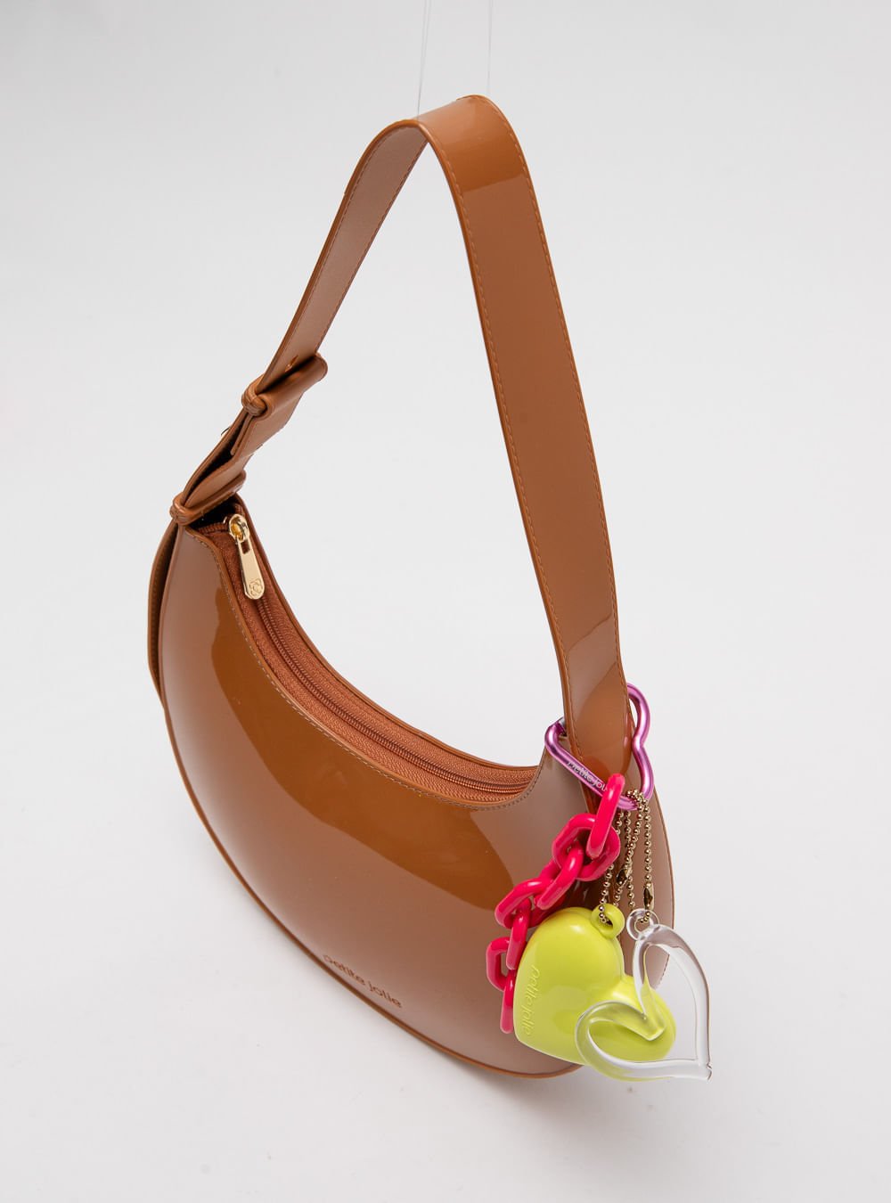 Bolsa Petite Jolie Moon Doce De Leite PJ11327 Marrom 3