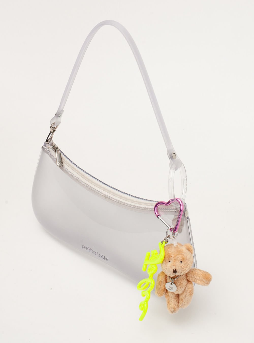 Bolsa Petite Jolie Icon Bag Translúcido/Níquel PJ11346 Transparente 2