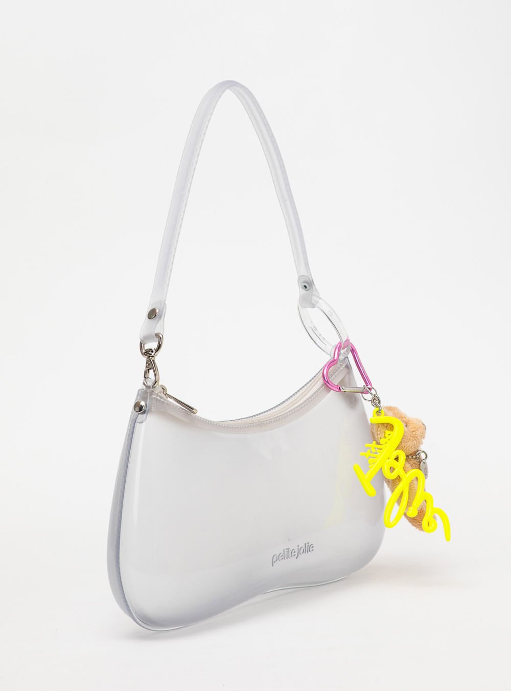 Bolsa Petite Jolie Icon Bag Translúcido/Níquel PJ11346 Transparente 3