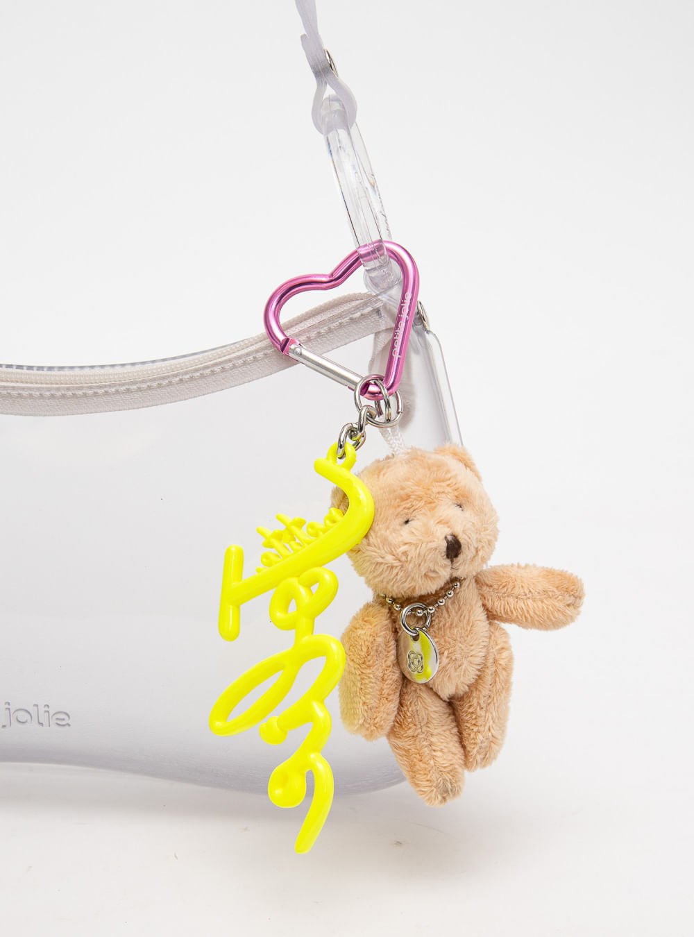 Bolsa Petite Jolie Icon Bag Translúcido/Níquel PJ11346 Transparente 4