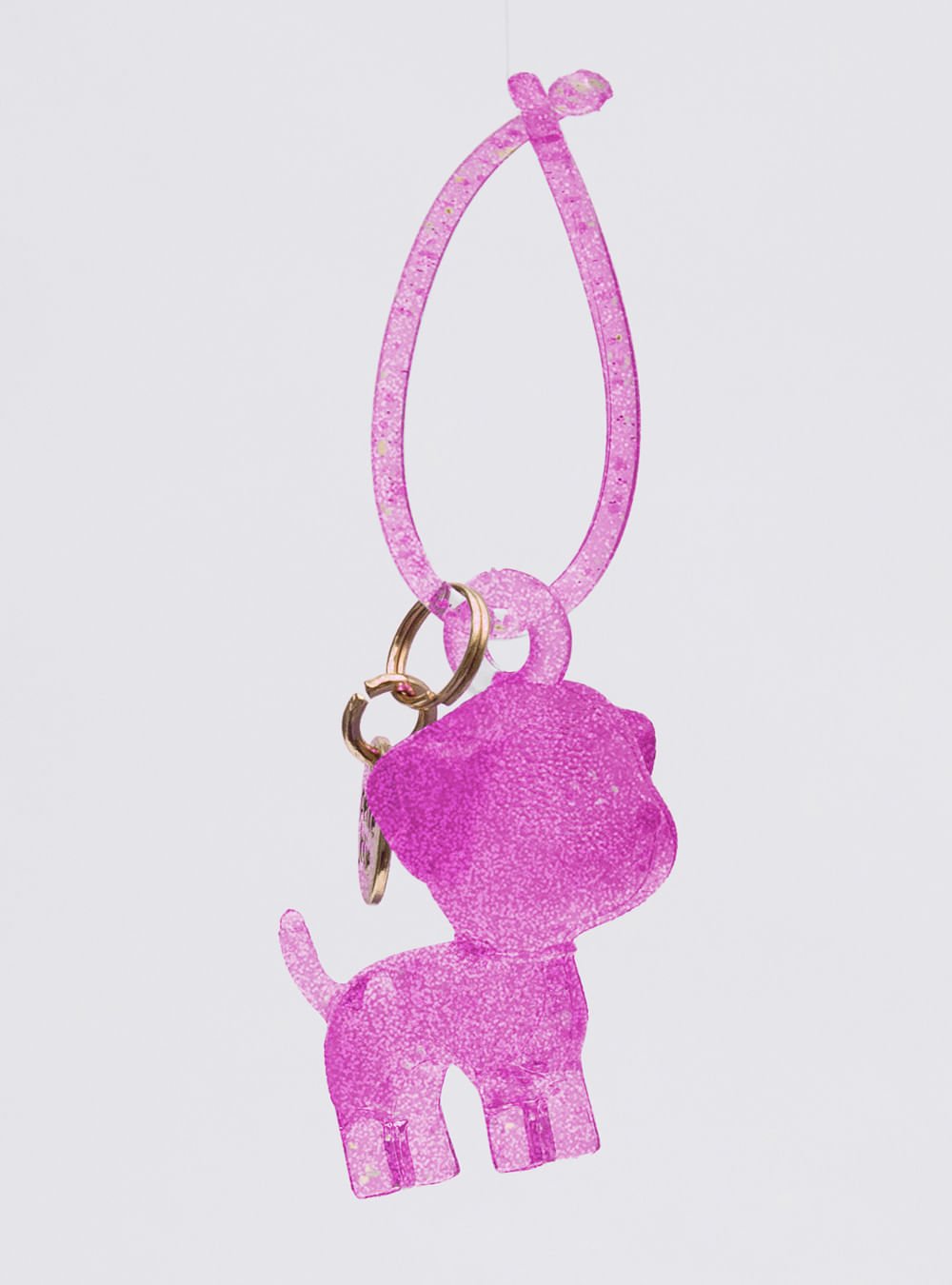 Chaveiro Petite Jolie Cachorro Glitter Uva PJ20035
