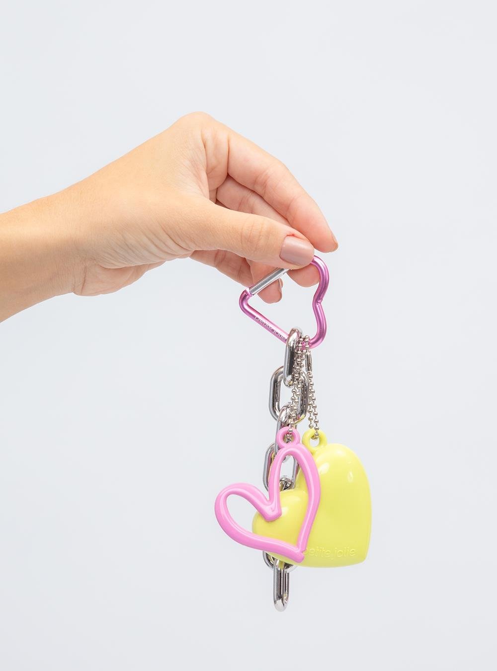 Chaveiro Petite Jolie Limão 2 PJ20339 Rosa/Amarelo 4