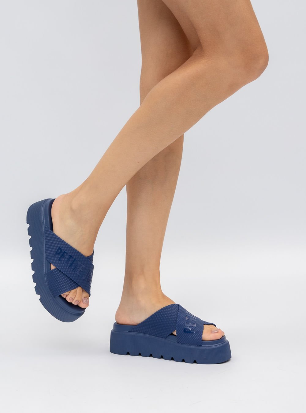 Tamanco Petite Jolie Smash Up Dark Blue PJ7588 Azul 6