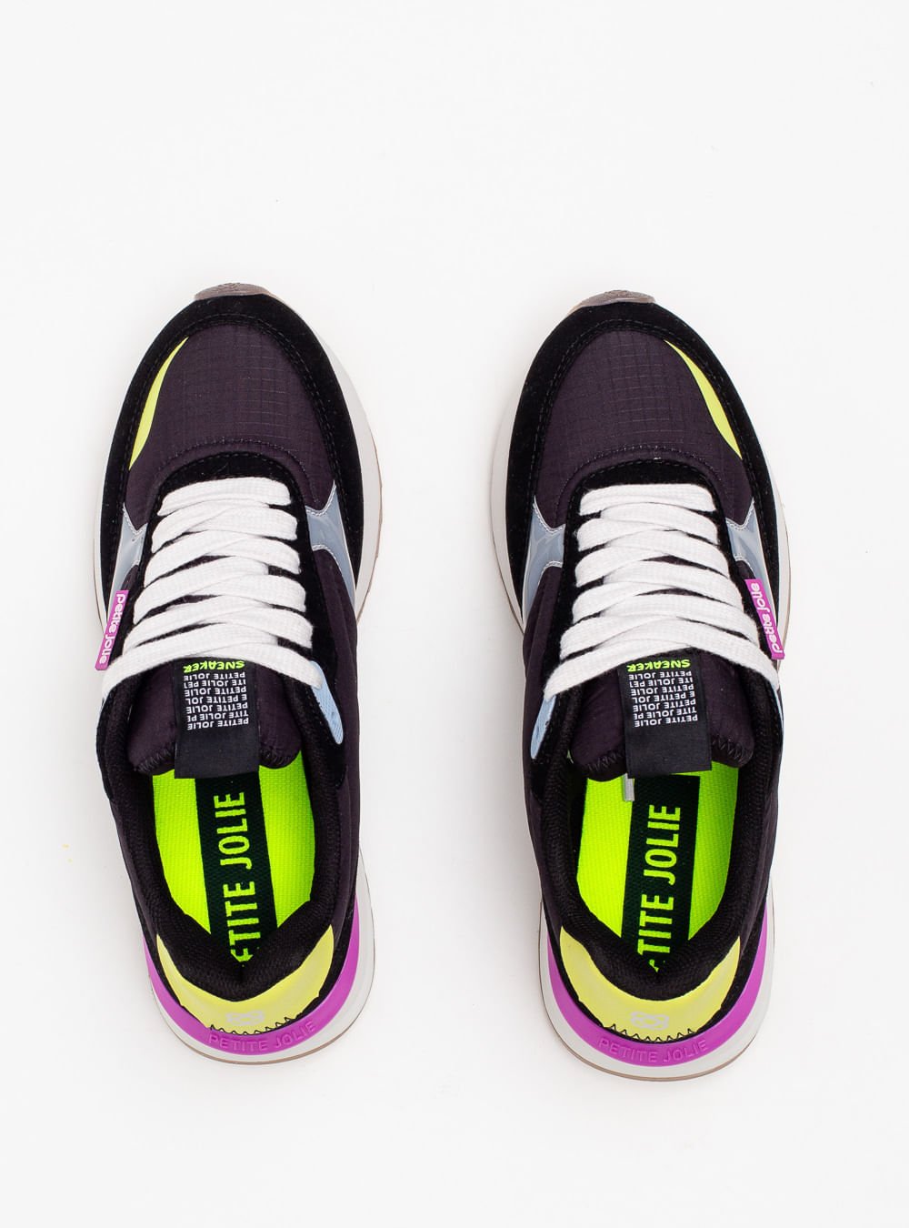 Tênis Petite Jolie Retro Running Preto/Avela Light PJ7541 Preto 4