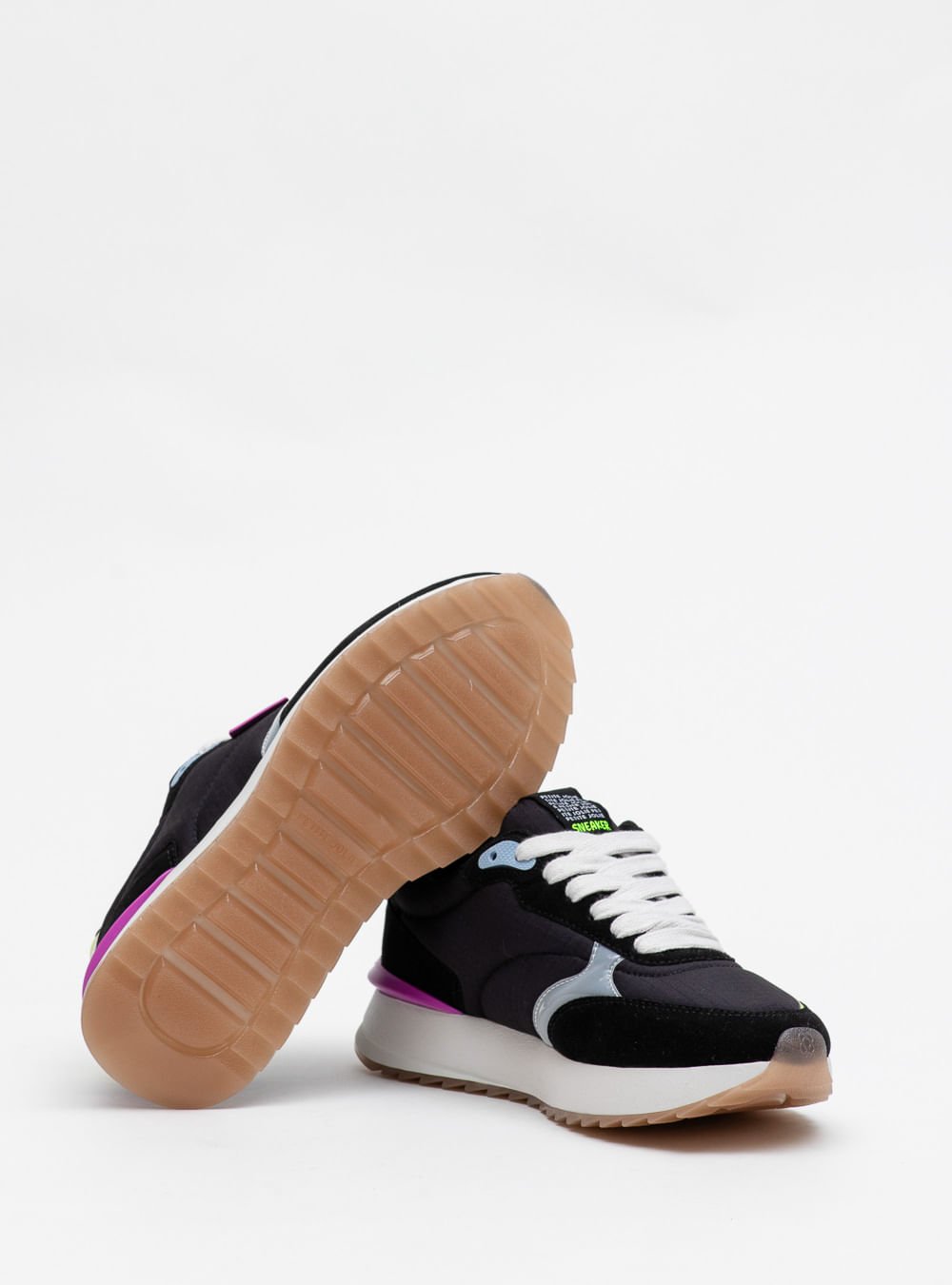 Tênis Petite Jolie Retro Running Preto/Avela Light PJ7541 Preto 5