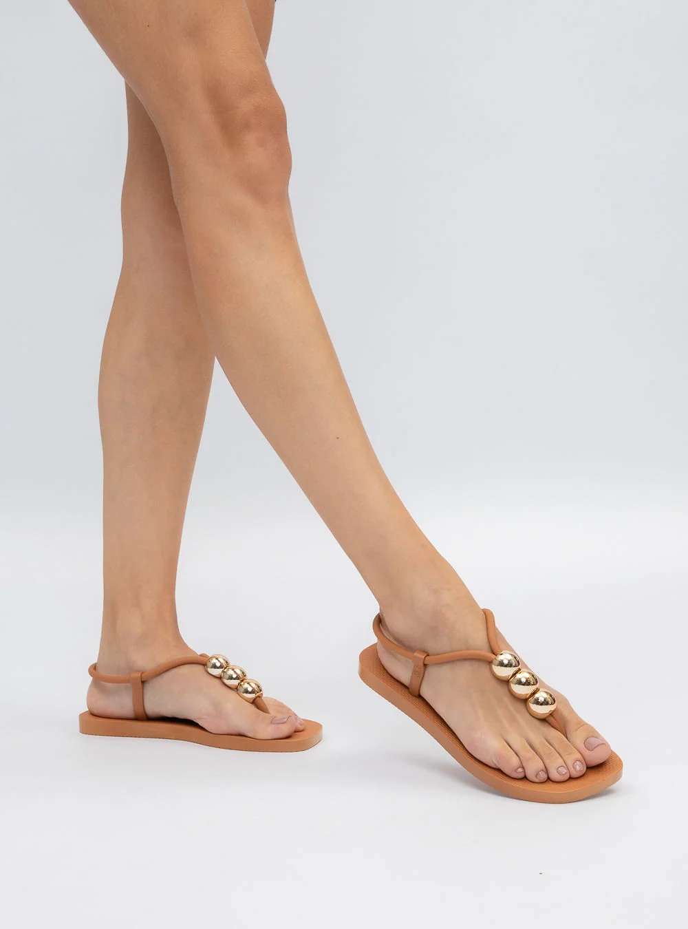 Sandália Petite Jolie Refresh Sandal Doce De Leite PJ7665 Caramelo 4