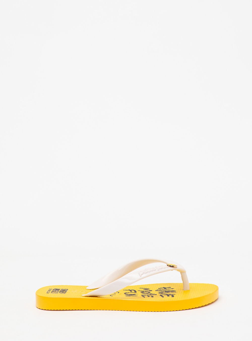 Chinelo Petite Jolie Fresh In SmileyWorld® 1 PJ7668INSM Branco/Amarelo 3