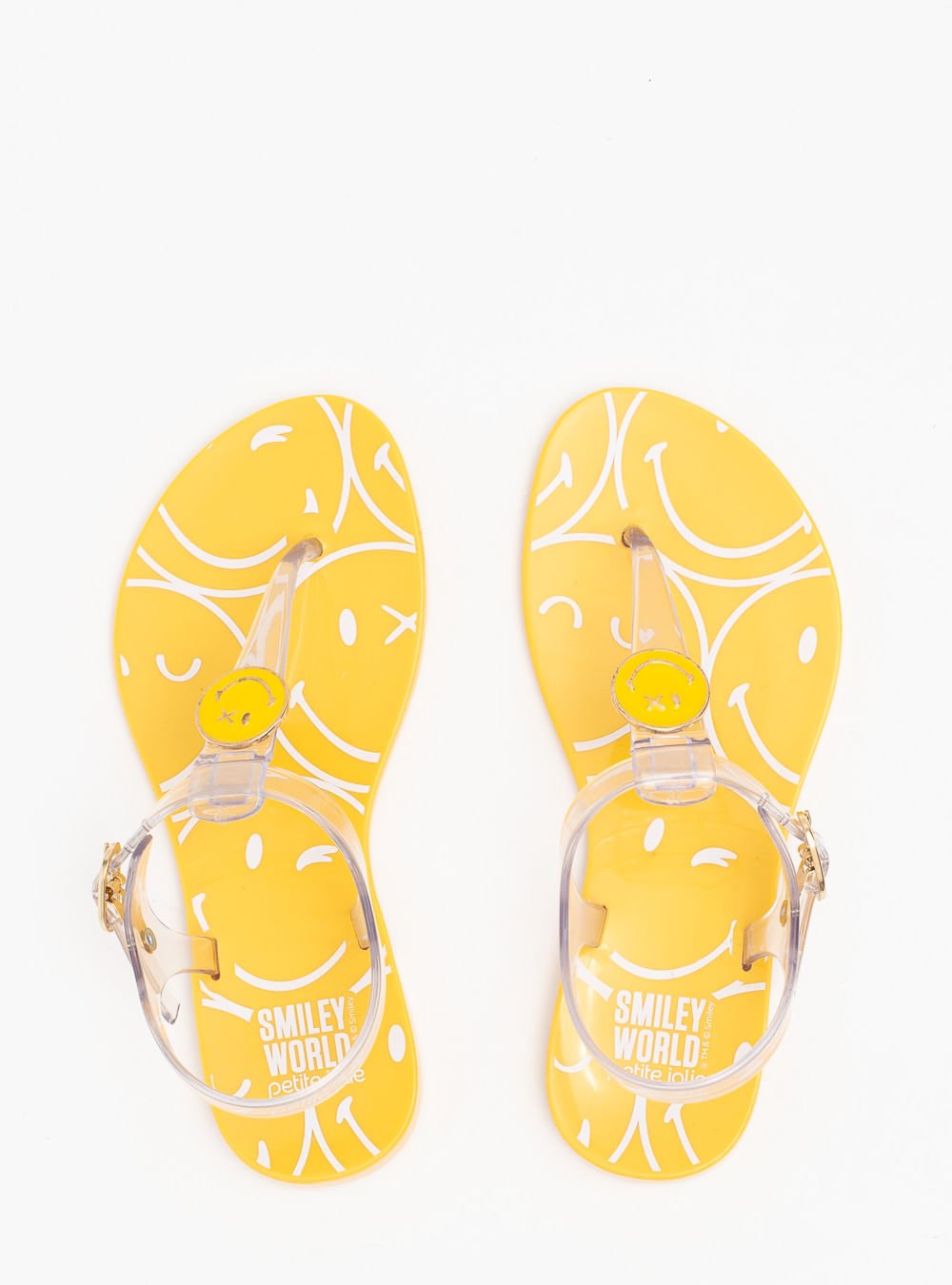 Sandália Petite Jolie SmileyWorld® Noah Amarelo PJ7670INSM Amarelo 4